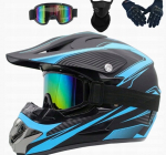 Vaiki&scaron;kas motociklo &scaron;almas Enduro Quad su akiniais, pir&scaron;tinė multi-style