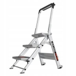 Saugios sulankstomos pakopos Little Giant 3 pakopos su rankena