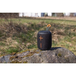"Ne&scaron;iojama Bluetooth 5.1 kolonėlė BAS 9 su LED atmosferiniu ap&scaron;vietimu IPX6 Imperijus Juoda / Oranžinė"