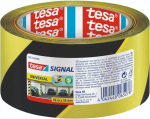 Tesa 210321 įspėjamoji juosta, geltona/juoda, 66m x 50mm