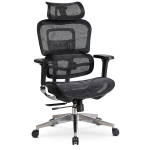 Ergonominė sukamoji biuro kėdė NINO, juoda