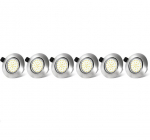 Dexnump S-22 įleidžiami LED &scaron;viestuvai, 6 vnt.