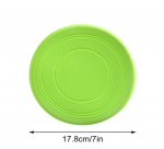 &Scaron;uns frisbio diskas, 17,8 cm, skraidanti lėk&scaron;tė, žalias