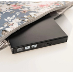 I&scaron;orinis DVD grotuvas USB 2.0, juodas
