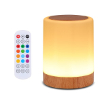 Naktinė lempa, lietimui jautrus pritemdymas, įkraunama, RGB