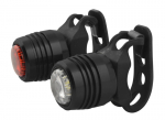 Mini LED dviračių žibintų rinkinys, įkraunamas per USB