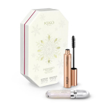 Makiažo dovanų rinkinys Kiko Milano Snow-Kissed Holiday 3D Hydra lūpų blizgis ir apimties suteikiantis tu&scaron;as