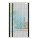 Screen Door Magnetinė uodų tinklas durims 90x200 cm, juodas