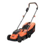 BLACK+DECKER BCMW3318L2-QW akumuliatorinė vejapjovė žolės pjovimui 36V 2x2.5Ah 33cm 25&ndash;65mm