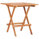 Sulankstomas bistro staliukas, 60x60x65cm, rudas