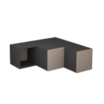 TV staliukas Compact, pilkas/&scaron;viesiai rudas