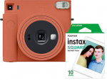 Fujifilm Instax Square SQ1, terracotta orange + 10 fotolapelių