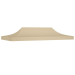 Proginės palapinės stogas, smėlio spalvos, 6x3m, 270 g/m&sup2;