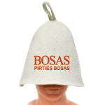 Pirties kepurė su užra&scaron;u Pirties Bosas