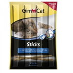 GimCat Sticks Salmon & Trout Grain Free skanėstai katėms su la&scaron;i&scaron;a ir upėtakiu (4 vnt)