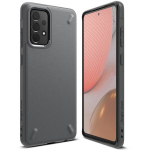 Patvarus sustiprintas telefono dėklas Samsung Galaxy A72 4G, Onyx, pilkas