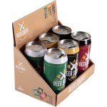 Kojinės vyrams skardinėse Beer socks, 6 vnt