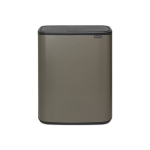 Brabantia &scaron;iuk&scaron;liadėžė Bo Touch Bin, 60 l, ruda