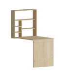 Ra&scaron;omasis stalas Kalune Design 550 (II), 154,2 cm, &scaron;viesiai rudas