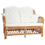 Dvivietė sofa, &scaron;viesiai rudos spalvos