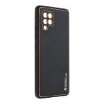 Forcell Leather dėklas, skirtas Samsung Galaxy A42 5G, juodas