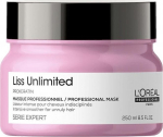 Plaukų kaukė nepaklusniems plaukams L&rsquo;Oreal Professionnel Serie Expert Liss Unlimited, 250 ml