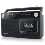 MUSE M-152 RC kasetinis įra&scaron;ymo įrenginys - FM/MW analoginis radijas - autostopu kasetinis įra&scaron;ymo įrenginys - juodas