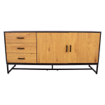 Komoda Home4You Amsterdam, 160x40 cm, ruda