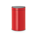 Brabantia &scaron;iūk&scaron;liadėžė Touch Bin New, 40 l, raudona