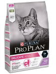 Purina Pro Plan Delicate Adult suaugusioms katėms su kalakutiena, 3 kg