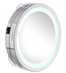 Kosmetinis vonios veidrodis su LED, 15 cm