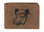 Piniginė su &scaron;erno dekoracija Greenburry 1705-Wild Boar-25 234130511