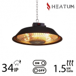 Infraraudonųjų spindulių &scaron;ildytuvas Heatum H1500 Aura