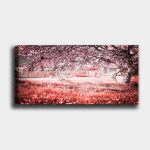 Reprodukcija ant drobės Sakura, 50x120 cm