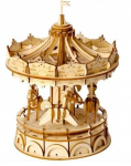 Medinis 3D galvosūkis Robotime Merry Go Round, 8 m.+