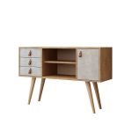 Komoda Kalune Design İndira, pilka/ruda