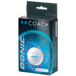 Stalo teniso kamuoliukai DONIC P40+ Coach 2*, 6 vnt