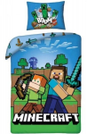 Vaiki&scaron;kas patalynės komplektas Minecraft, 140x200 cm, 2 dalių