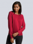 Ka&scaron;myro megztinis moterims Alba Moda 894-1846, raudonas, 34