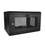 6U server rack - STARTECH - Sieninis montavimas - Plienas - 90 kg - 42,9 cm gylis