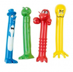 Nardymo lazdelių rinkinys Beco Monsters, 4 dalių, įvairių spalvų