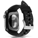 Kingxbar Crystal Fabric Band Black