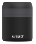 Pusryčių dėžutė - KAMBUKKA - Bora - 600ml - Hermeti&scaron;ka - Juoda