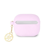&bdquo;Guess&ldquo; silikoninis dėklas &bdquo;Apple Airpods 3 Charms&ldquo;, violetinis