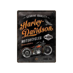 Metalinė plok&scaron;tė 30x40 cm / Harley-Davidson - Timeless Tradition