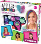 Kūrybinis rinkinys spalvoti plaukai Atelier Glamour, vaikams, 1 vnt.