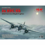 Klijuojamas Modelis ICM 48239 Ju 88С-6b, WWII German Night Fighter 1/48