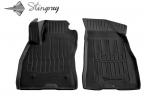 Kilimėliai 3D FIAT Doblo 2010->, 2 vnt. (priekiniai) black /5006012