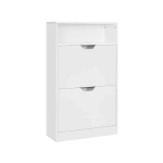 Batų spintelė su 2 atsiveriančiomis durelėmis, Balta