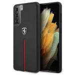 Telefono dėklas Ferrari FEOSIHCS21SBK S21 G991